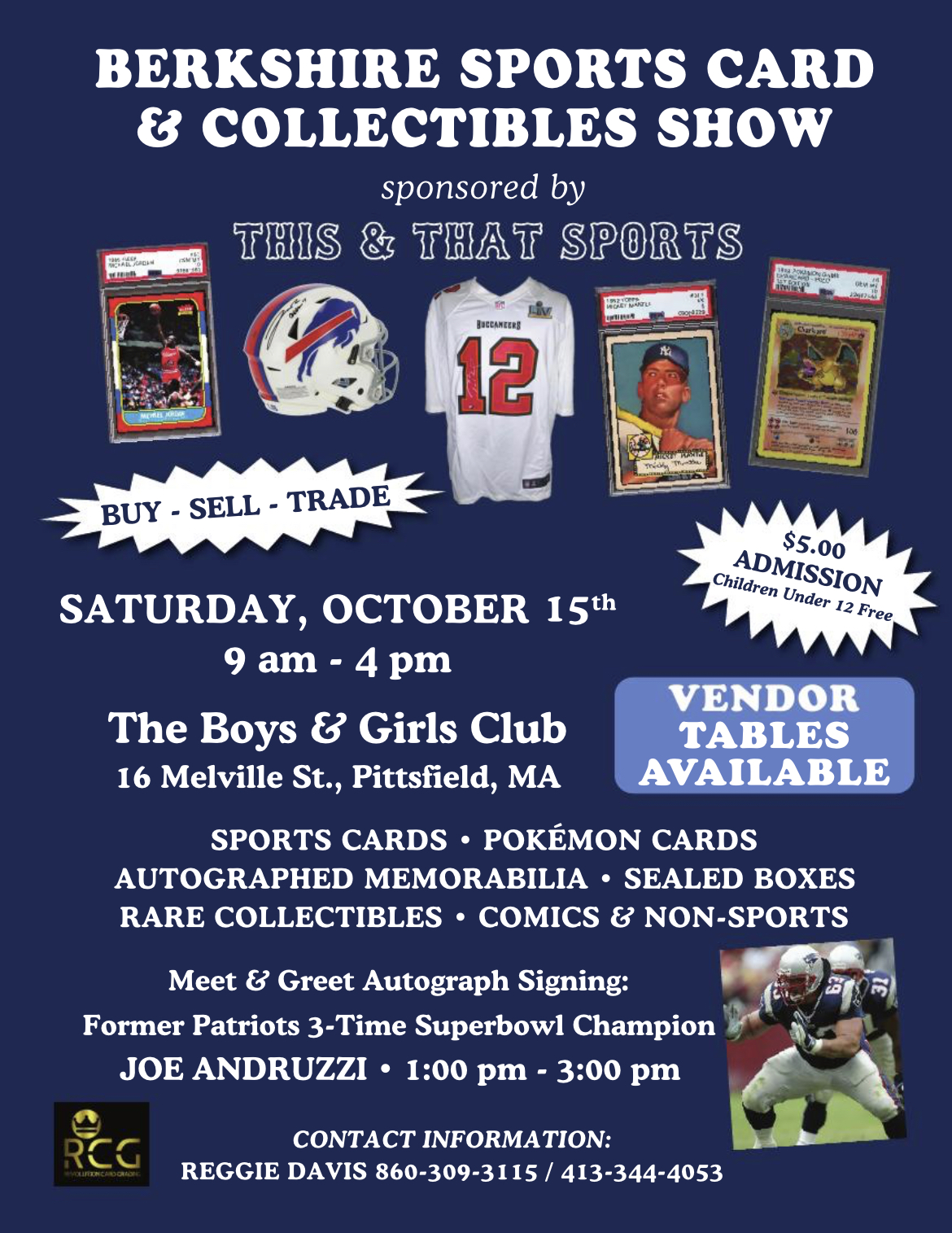 Sports Card Show, Collectibles and Autograph Signing